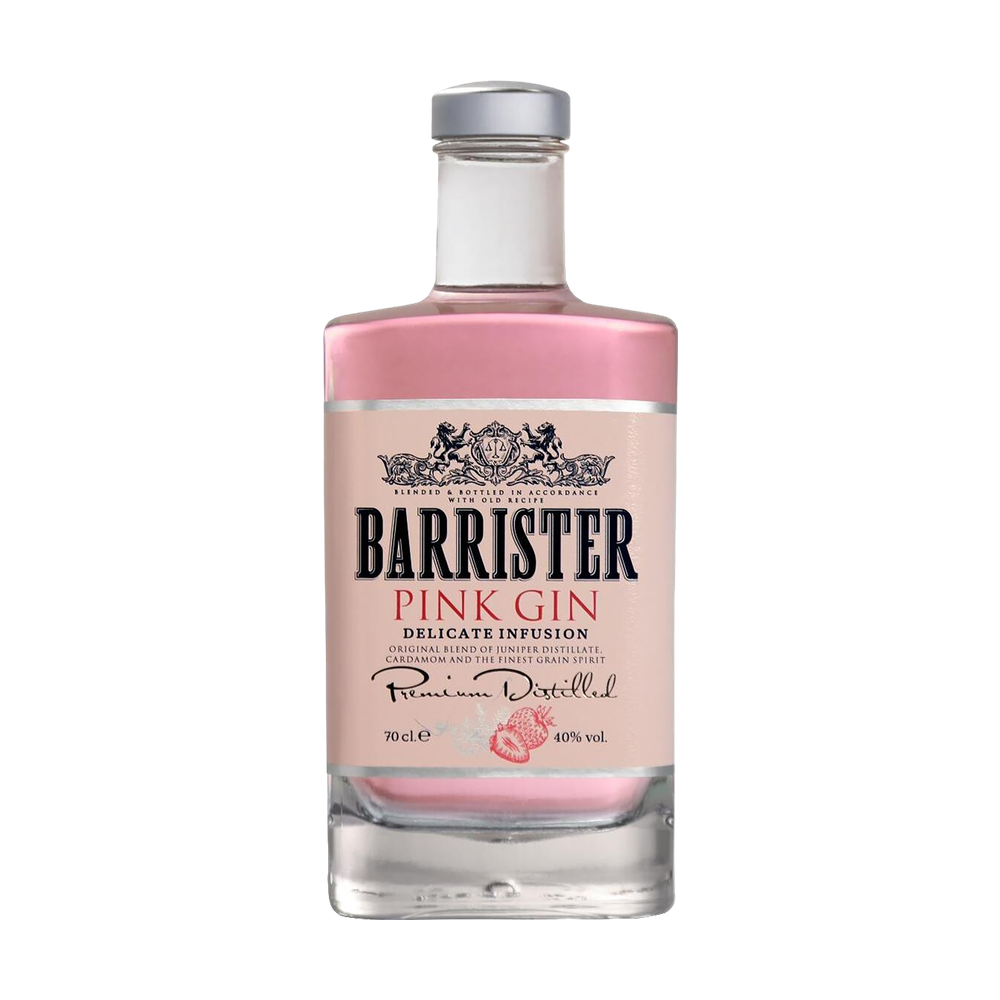 Barrister Pink Gin, 0,7 л — ароматизированный джин