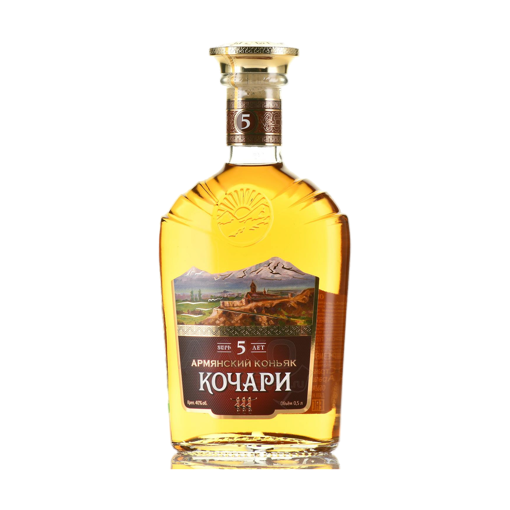 Кочари 5 лет, 0,5 л — армянский коньяк пятилетней выдержки